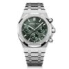 Audemars Piguet Royal Oak Selfwinding Chronograph 50Th Anniversary Steel Bracelet Green Dial (Ref # 26240St.Oo.1320St.04) Luxury