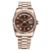 Day-Date Chocolate Dial 18K Everose Gold President Automatic Unisex Watch