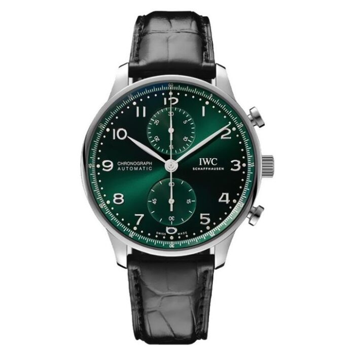 IW371615 IWC Portugieser Chronograph Green Dial Mens Watch