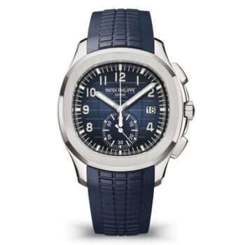 Luxury Patek Philippe Aquanaut White Gold Blue Dial 5968G-001