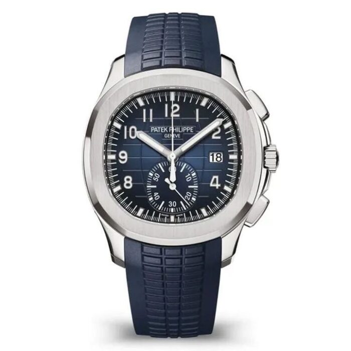 Luxury Patek Philippe Aquanaut White Gold Blue Dial 5968G-001