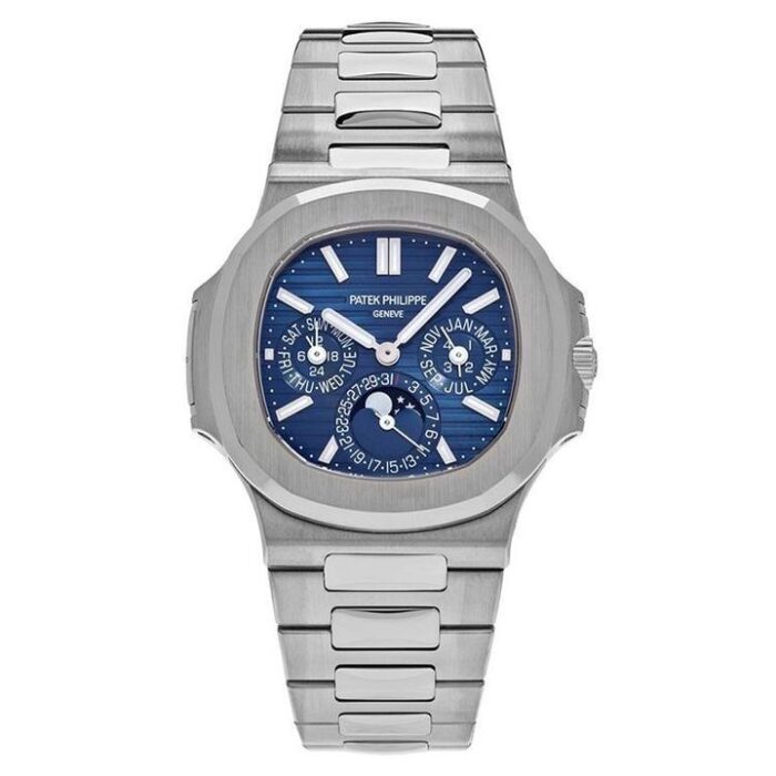 Luxury Patek Philippe Nautilus White Gold 5740-1G-001 With Blue Sunburst Dial