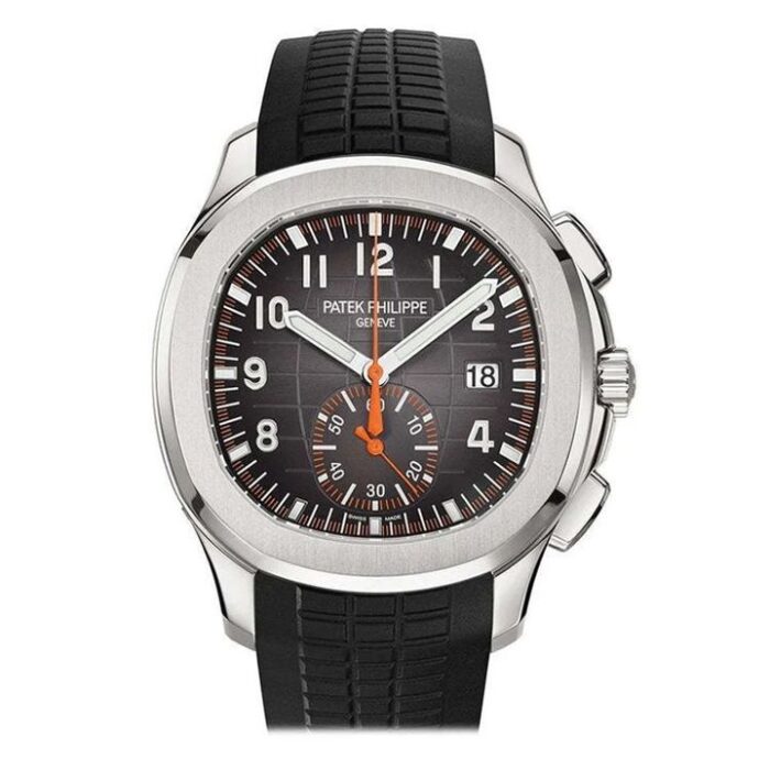 Patek Philippe Aquanaut Black Dial Automatic Men'S Chronograph Watch 5968A-001