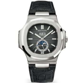 Patek Philippe Nautilus 40.5Mm Black Dial 5726A-001