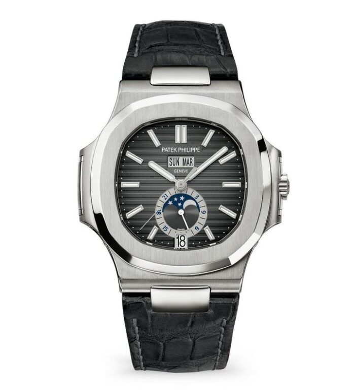 Patek Philippe Nautilus 40.5Mm Black Dial 5726A-001