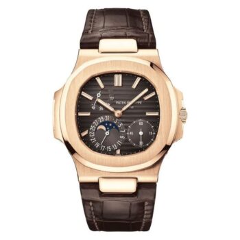 Patek Philippe Nautilus 5712 Moonphase Rose Gold Black Dial