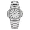 Patek Philippe Nautilus Gold White Dial Mens Watch 5711/1A-011