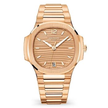 Patek Philippe Nautilus Rose Gold 7118-1R-010 With Golden Brown Opaline Dial