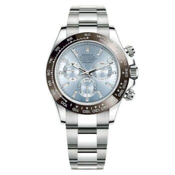 Rolex Cosmograph Daytona 40mm Platinum Oyster Ice Blue Dial 116506