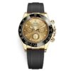 Rolex Cosmograph Daytona Champagne Dial Oysterflex Yellow Gold Mens Watch 116518Ln