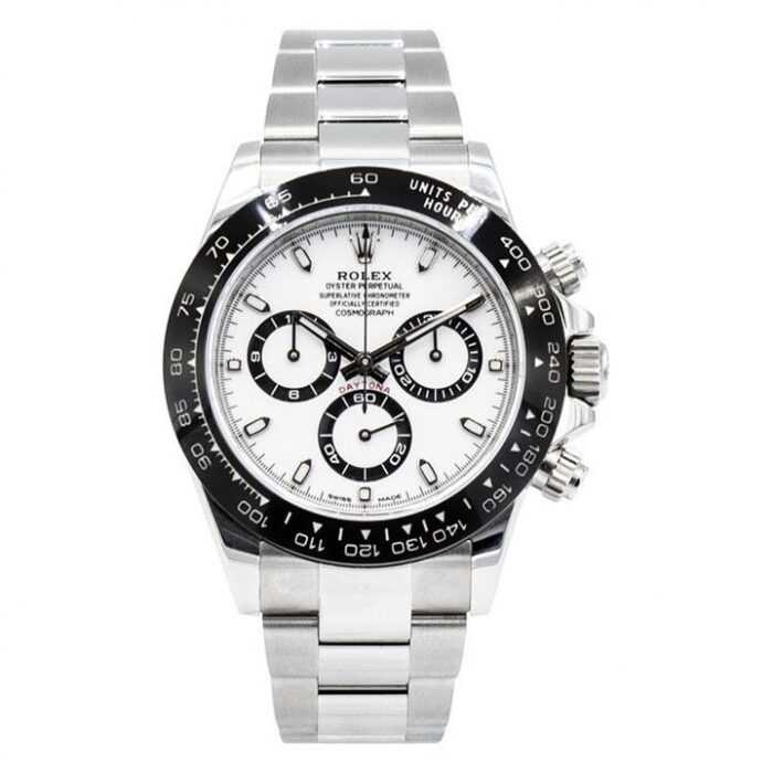 Rolex Cosmograph Daytona White Dial Stainless Steel Oyster Mens Watch 116500Wso 40mm