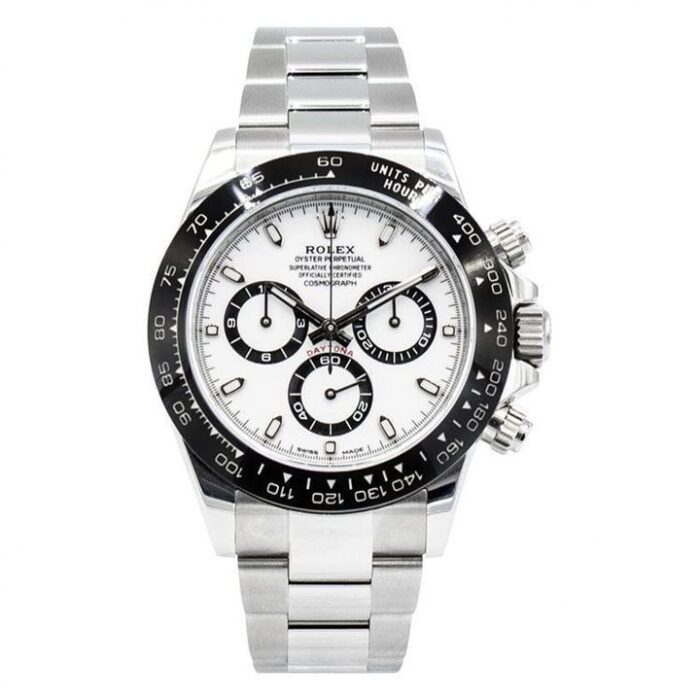 Rolex Cosmograph Daytona White Dial Stainless Steel Oyster Mens Watch 116500Wso 40mm Luxury