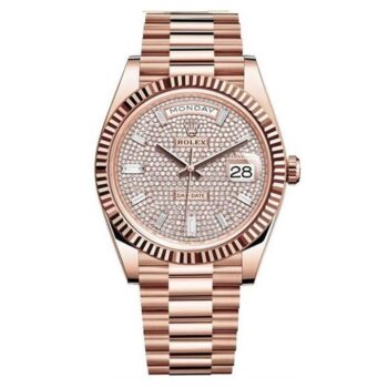 Rolex Day-Date M228235-0036 Everose Gold Mens Watch 40mm