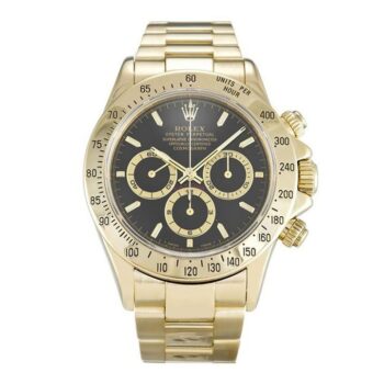 Rolex Daytona 16528 Yellow Gold Black