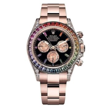 Rolex Daytona Rainbow 116595Rbow: Black Dial