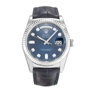 Rolex Mens 36 mm Day-Date 118139 Blue
