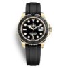 Rolex Yacht-Master 42 18K Yellow Gold Black Dial Mens Watch 226658-0001